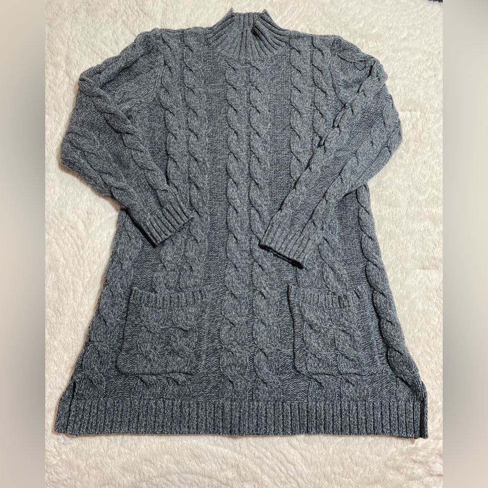 Cable Knit Tunic Sweater